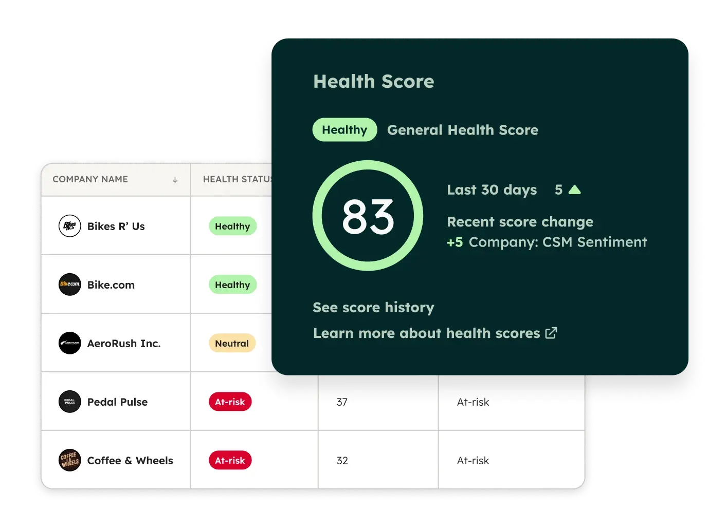 Customer Health Signals Setup